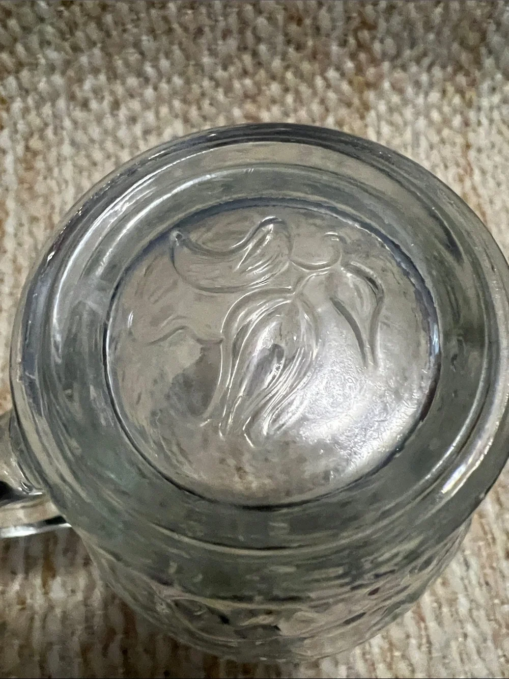 Princess House clear textured